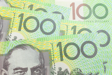 Australia dollar, bank note of Australia.