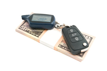 fifty dollars notes and car alarm