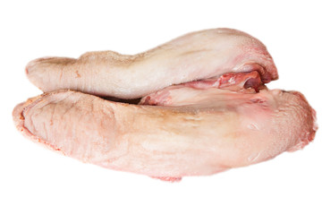 Raw pork tongue