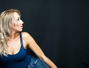 Naklejka premium Beautiful Woman