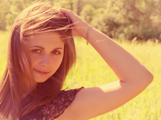 Fototapeta premium portrait girl