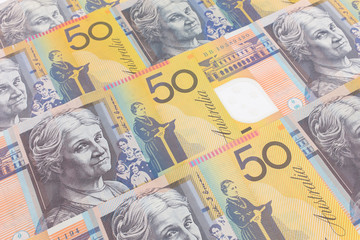 Australia dollar, bank note of Australia.