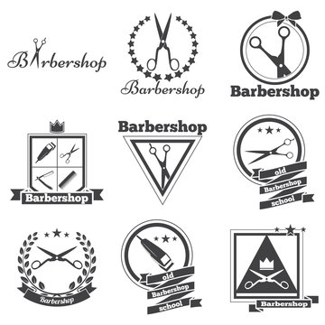 collection logo for your barbershop