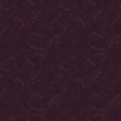 Seamless pattern in fine design with floral elements