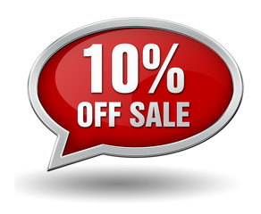 ten percent off sale