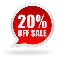 twenty percent off sale