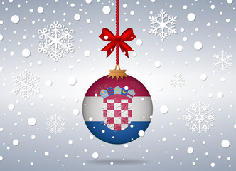 christmas background croatia