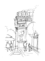 Arc de Triomphe sketch