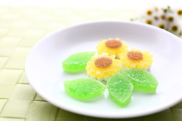 向日葵のゼリー