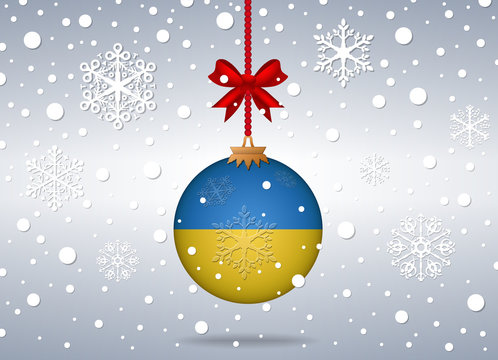 Christmas Background Ukraine