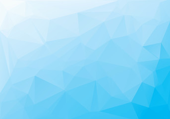 Blue Polygonal Mosaic Background, Creative Design Templates