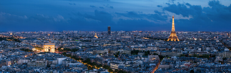 Fototapeta Paris à l'heure bleue  obraz