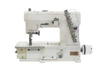 Interior of a garment factory shop