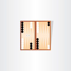 backgammon tournament icon design