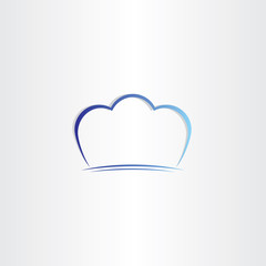 chef hat stylized symbol