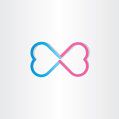 infinite love infinity heart sign