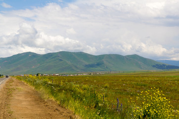 Naklejka premium Summer in the mountains of Armenia