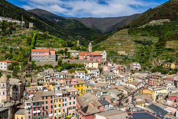 The Cinque Terre is a string of centuries-old seaside villages on the rugged Italian Riviera coastline. In each of the 5 towns.
