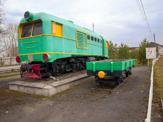 Fototapeta premium Narrow-gauge locomotive
