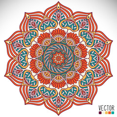 Mandala. Round Ornament Pattern