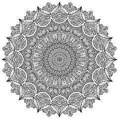 Mandala. Round Ornament Pattern