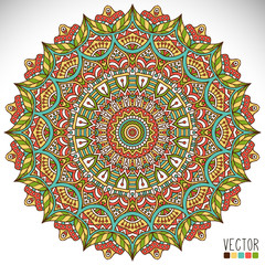 Mandala. Round Ornament Pattern