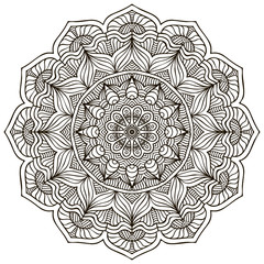 Mandala. Round Ornament Pattern