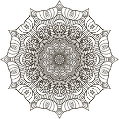 Mandala. Round Ornament Pattern