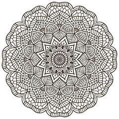 Mandala. Round Ornament Pattern