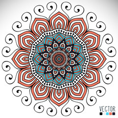 Mandala. Round Ornament Pattern