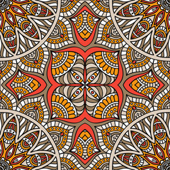 Vector ethnic seamless pattern