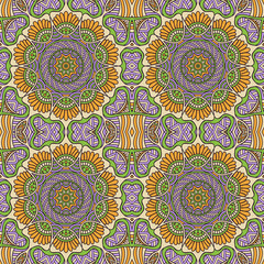 Vector ethnic seamless pattern