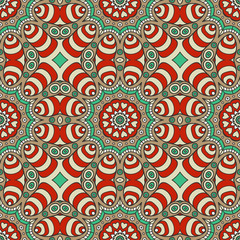 Vector ethnic seamless pattern