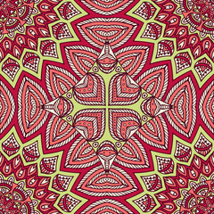 Vector ethnic seamless pattern