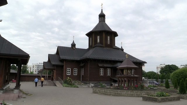 The temple of the Optina elders in Minsk.