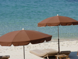 plage et parasol