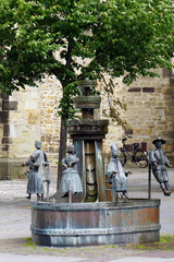 St&auml;ndebrunnen vor der Johanniskirche