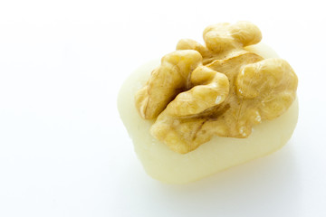 Walnuts with almond paste