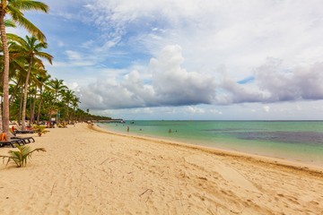 Fototapeta na wymiar Caribbean, beach, sunlight.