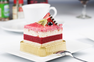 Strawberry Mousse Cake