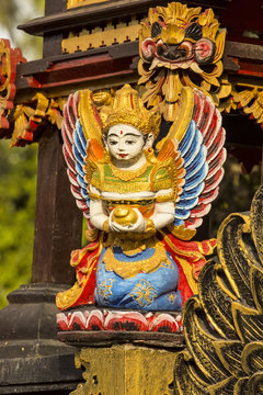 angel statue in Hindu concept, Nusa Penida, Indonesia