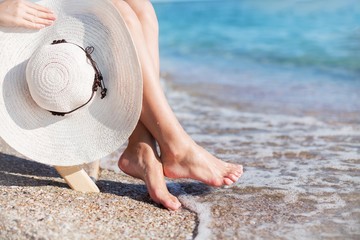 Beach, Vacations, Women.