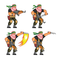 Militia Knife Attack Sprite