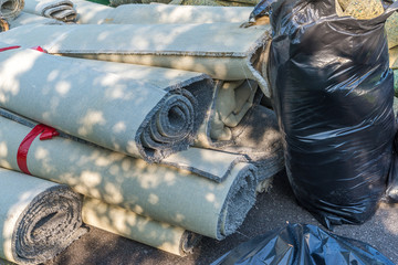 old carpet rolls © oldmn