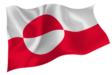 グリーンランド　 国旗　旗