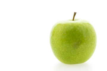 Green apple isolated