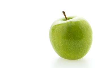 Green apple isolated
