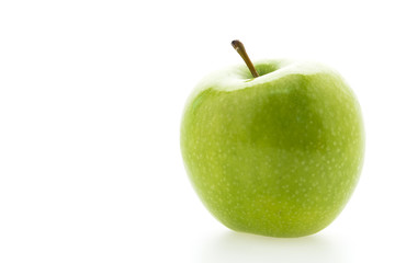 Green apple isolated