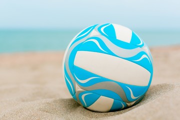 Volleyball, Beach, Sand.