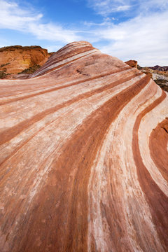 Sandstone formation in Valley of Fire State Park, Nevada